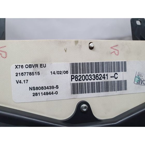 Cuadro Instrumentos para Renault Kangoo (F/Kc0)