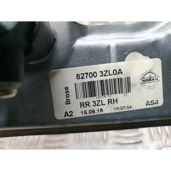 Elevalunas Trasero Derecho Para Nissan Pulsar