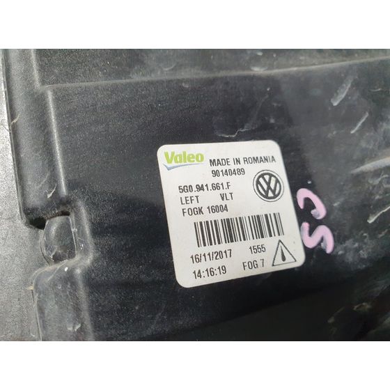 Faro Antiniebla Izquierdo para Volkswagen Golf Vii Lim. (Bq1)