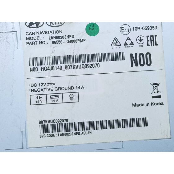 Sistema Navegacion Gps para Hyundai I30 (Pd)