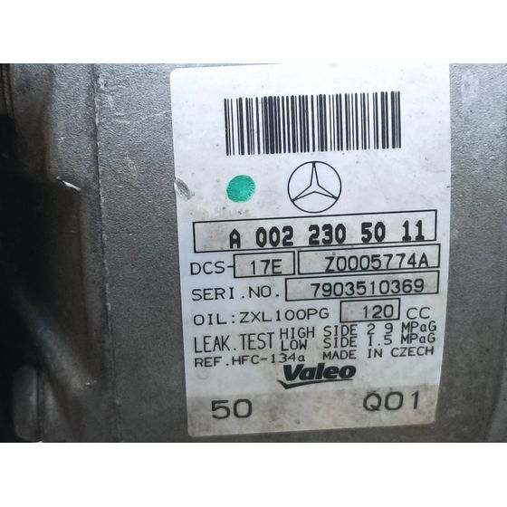 Compresor Aire Acondicionado Para Mercedes Clase C Berlina