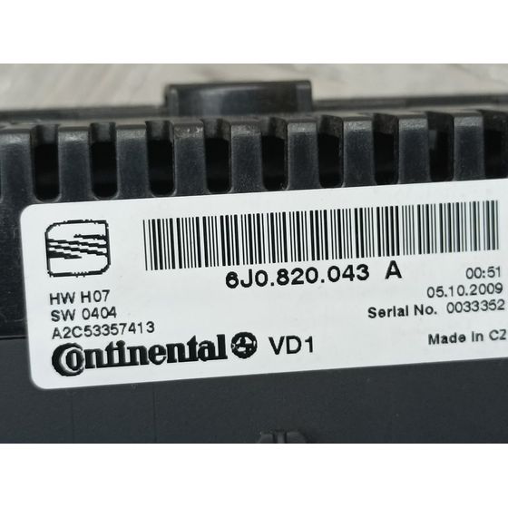 Mando Climatizador Para Seat Ibiza