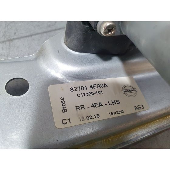 Elevalunas Trasero Izquierdo Para Nissan Qashqai