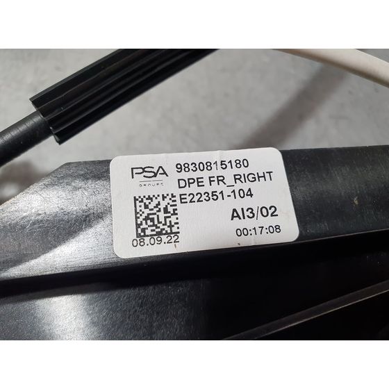 Elevalunas Delantero Derecho Para Peugeot 308