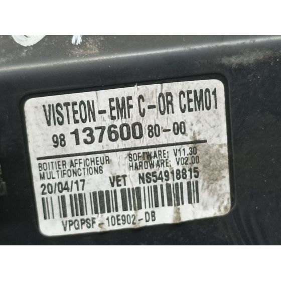 Pantalla Multifuncion Para Citroen C-Elysée