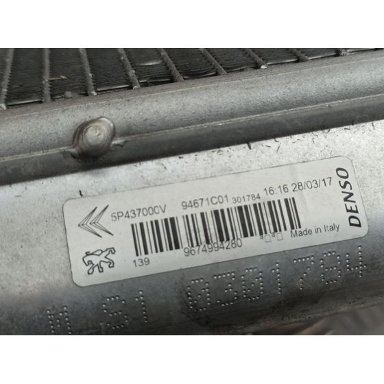 Condensador / Radiador Aire Acondicionado Para Citroen C-Elysée