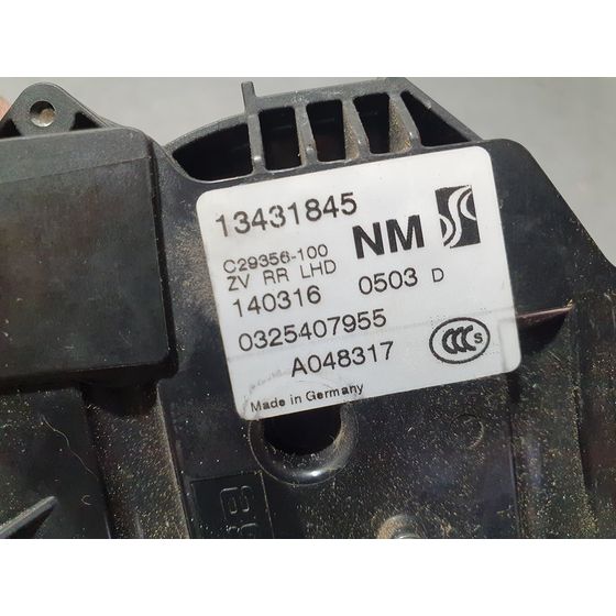 Cerradura Puerta Trasera Derecha Para Opel Corsa E