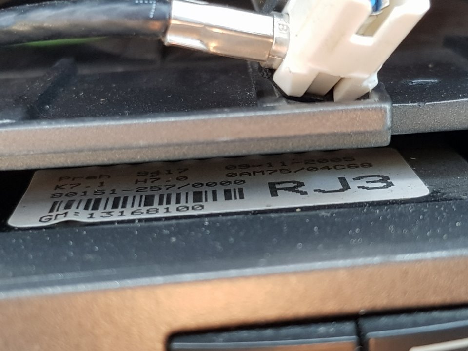 Mando Climatizador para Opel Zafira B