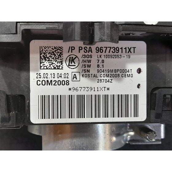 Mando Luces Y Limpia Para Peugeot 3008