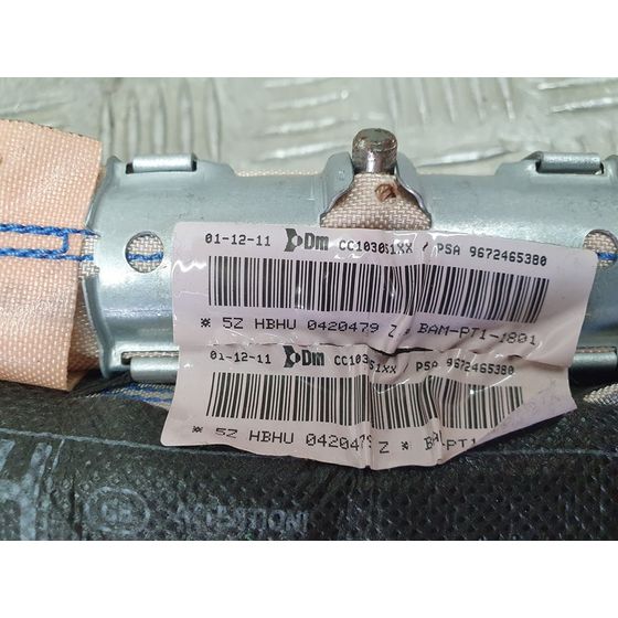Airbag Cortina Delantero Izquierdo Para Citroen Ds3