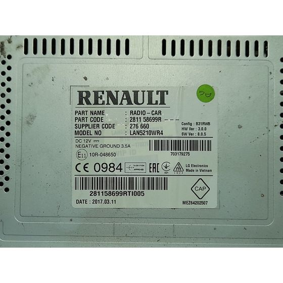 Sistema Navegacion Gps Para Renault Clio Iv
