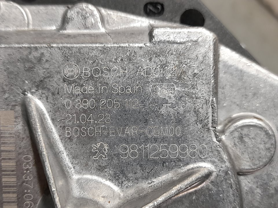 Motor Limpia Trasero Para Citroen C3