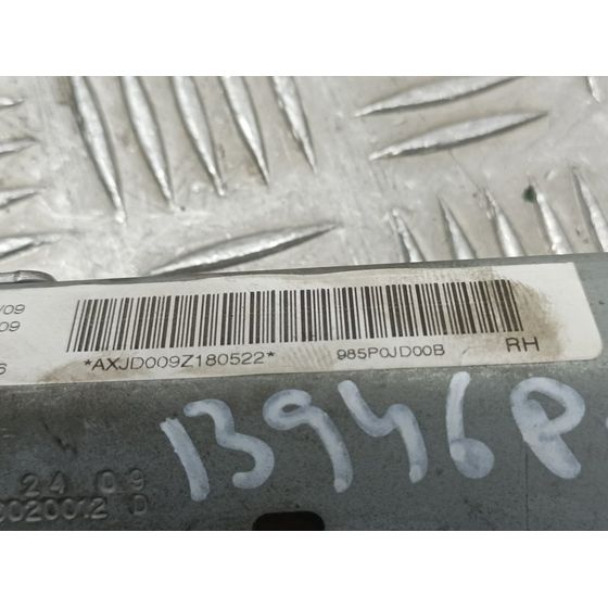 Airbag Cortina Delantero Derecho para Nissan Qashqai (J10)
