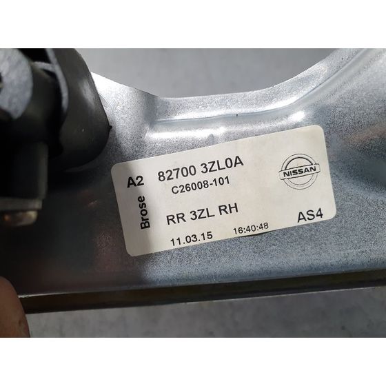 Elevalunas Trasero Derecho Para Nissan Pulsar