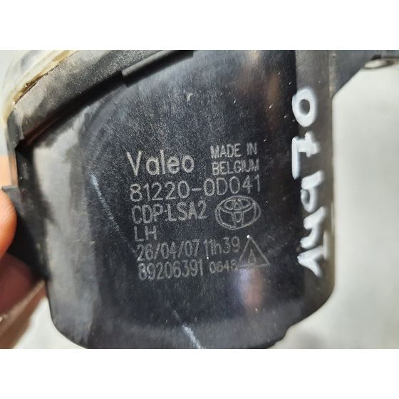 Faro Antiniebla Izquierdo Para Toyota Auris