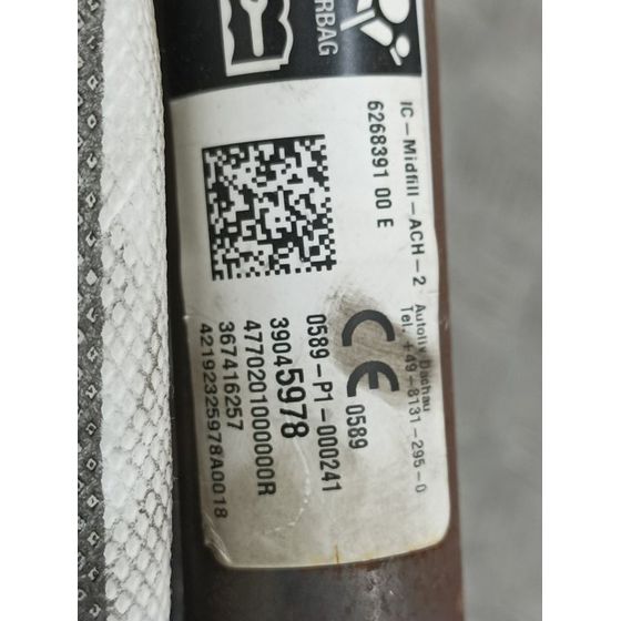 Airbag Cortina Delantero Derecho Para Opel Corsa E