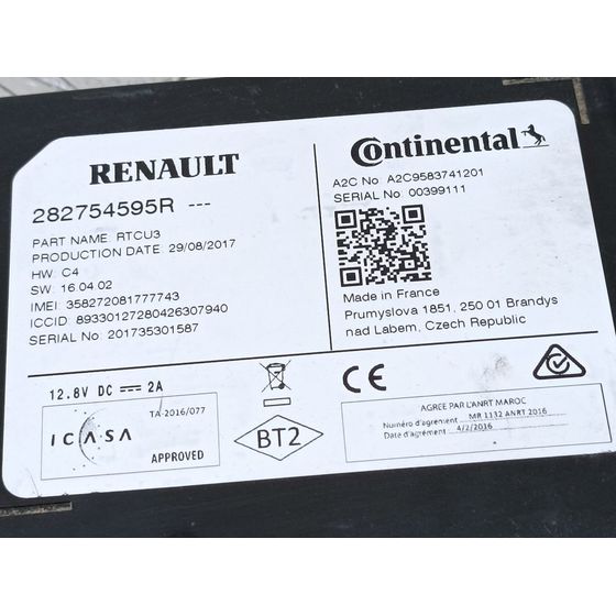 Modulo Electronico Para Renault Megane Iv Grandtour