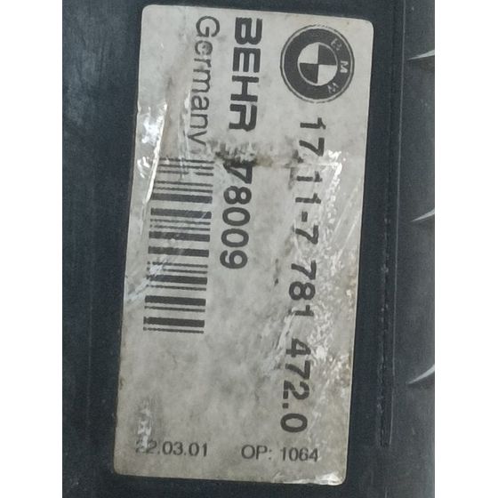 Radiador Agua Para Bmw Serie 5 Berlina
