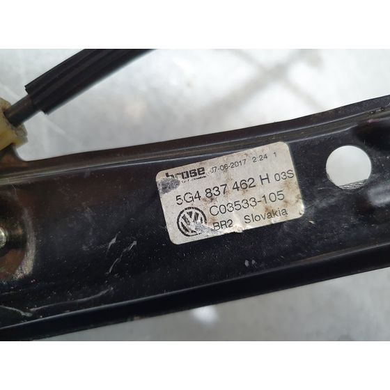 Elevalunas Delantero Derecho Para Volkswagen Golf Vii Sportsvan