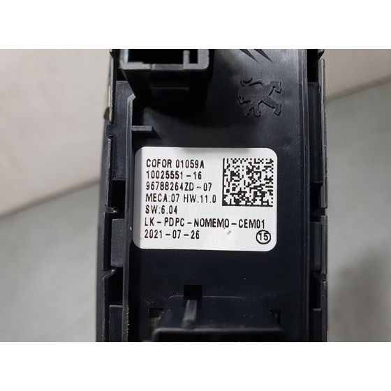 Mando Elevalunas Delantero Izquierdo Para Citroen C4