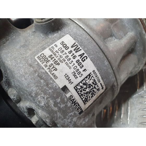Compresor Aire Acondicionado Para Volkswagen Polo