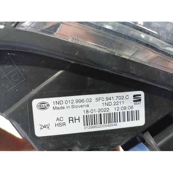 Faro Antiniebla Derecho para Seat Leon (Kl1)