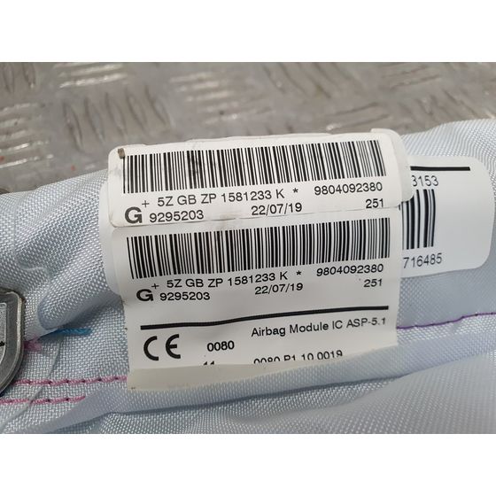 Airbag Cortina Delantero Izquierdo Para Peugeot 2008