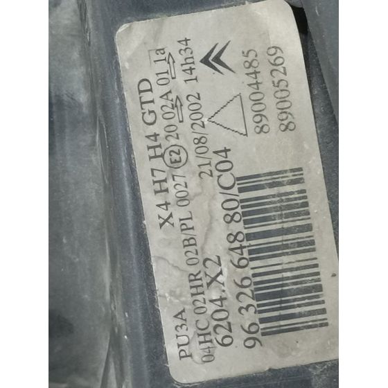 Faro Izquierdo Para Citroen C5 Break