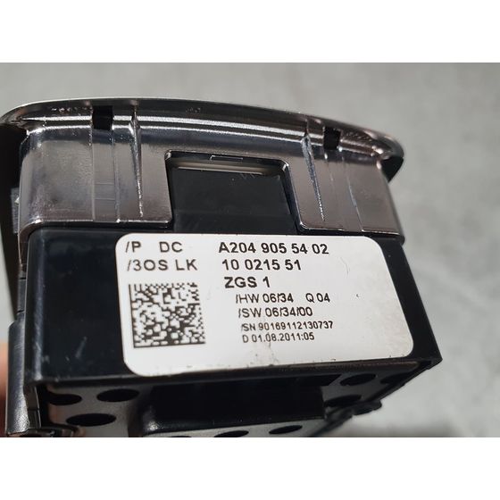 Mando Elevalunas Delantero Izquierdo para Mercedes-Benz Clase C (W204) Lim.