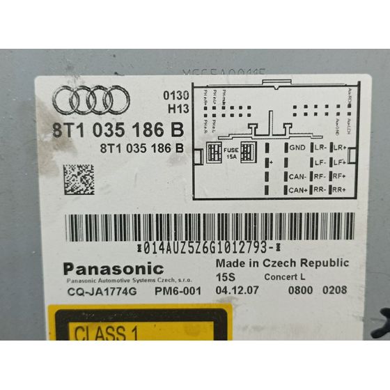 Sistema Audio / Radio Cd para Audi A4 Ber. (B8)