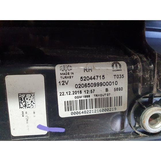 Piloto Trasero Derecho Para Fiat Doblo Ii Cargo