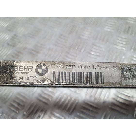 Radiador Agua Adicional Para Bmw Serie 7