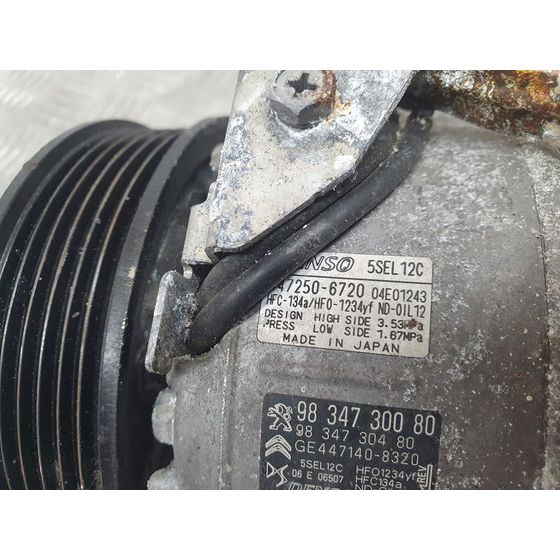 Compresor Aire Acondicionado Para Peugeot 208