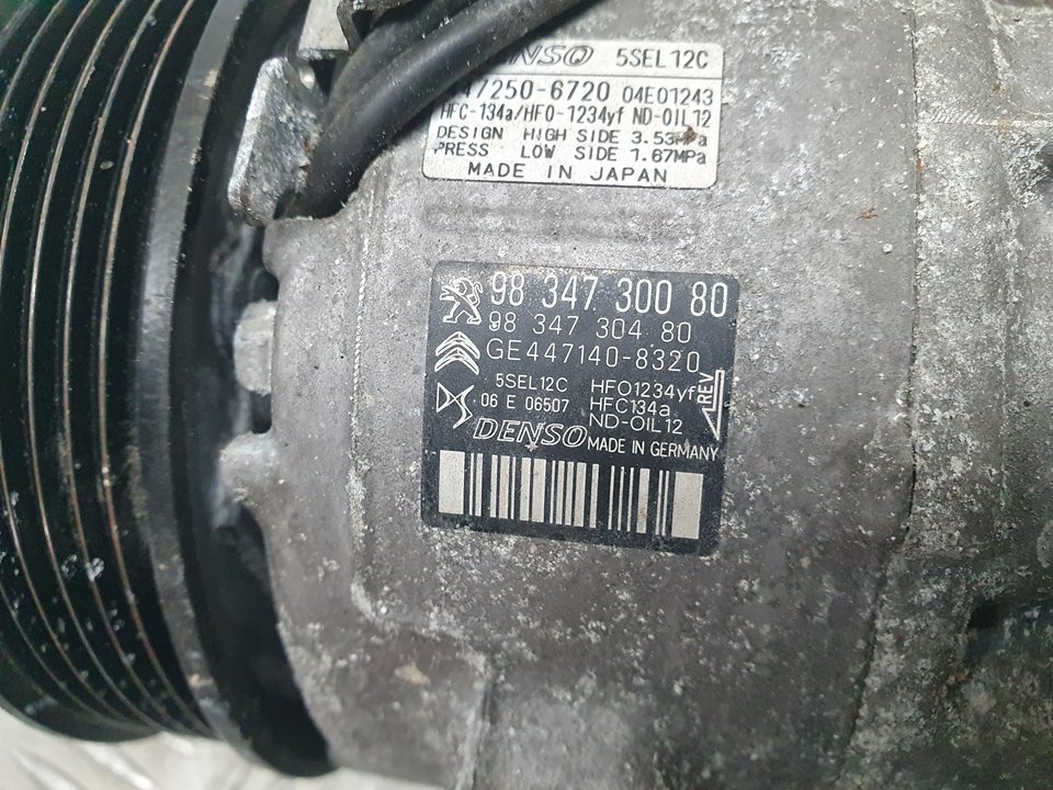 Compresor Aire Acondicionado Para Peugeot 208