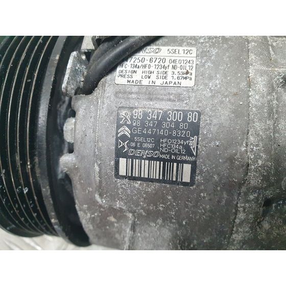 Compresor Aire Acondicionado Para Peugeot 208