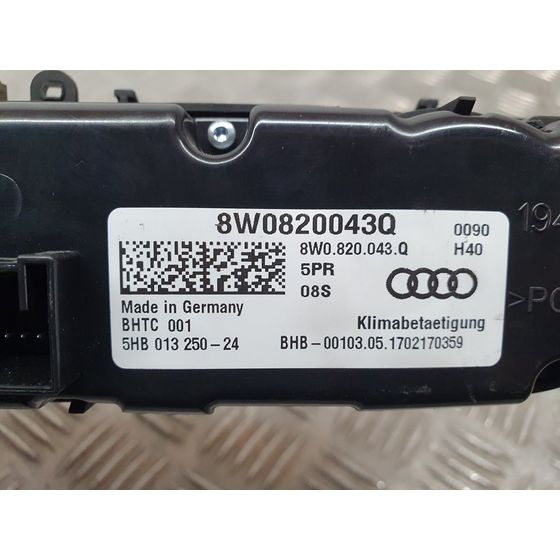 Mando Climatizador Para Audi A5 Sportback