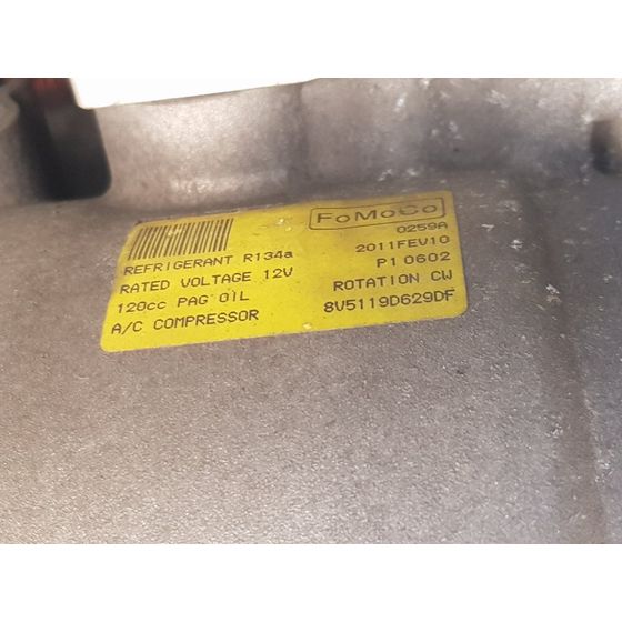 Compresor Aire Acondicionado Para Ford Fiesta