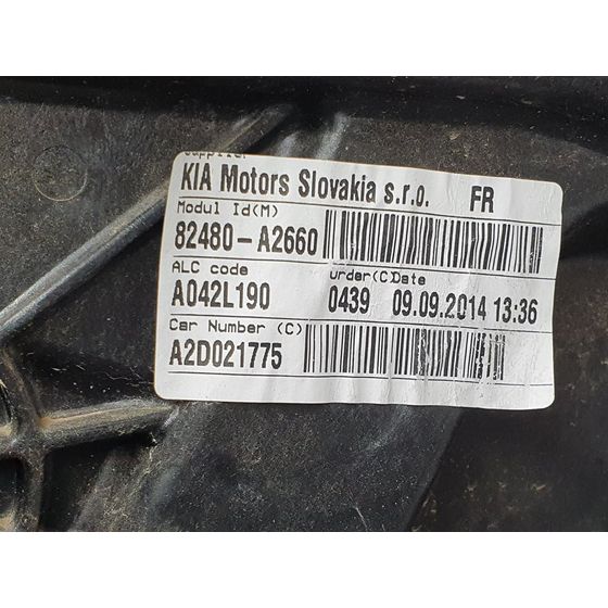 Elevalunas Delantero Derecho para Kia Pro_Cee'd