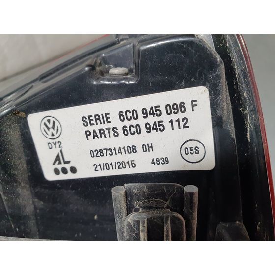 Piloto Trasero Derecho Para Volkswagen Polo