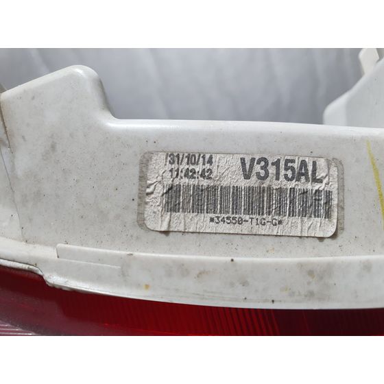 Piloto Trasero Izquierdo Paragolpes Para Honda Cr-V
