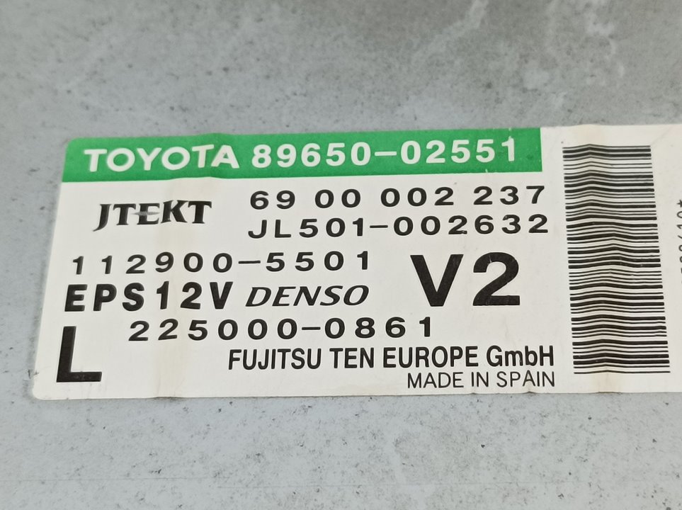 Centralita Direccion Para Toyota Auris