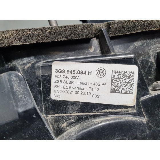 Piloto Trasero Derecho Para Volkswagen Passat Variant