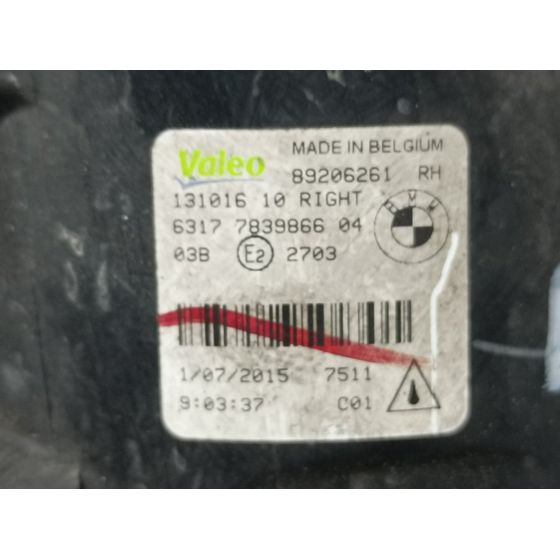 Faro Antiniebla Derecho Para Bmw Serie 2 Coupe