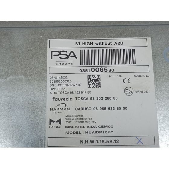 Sistema Audio / Radio Para Ds 4 Ii