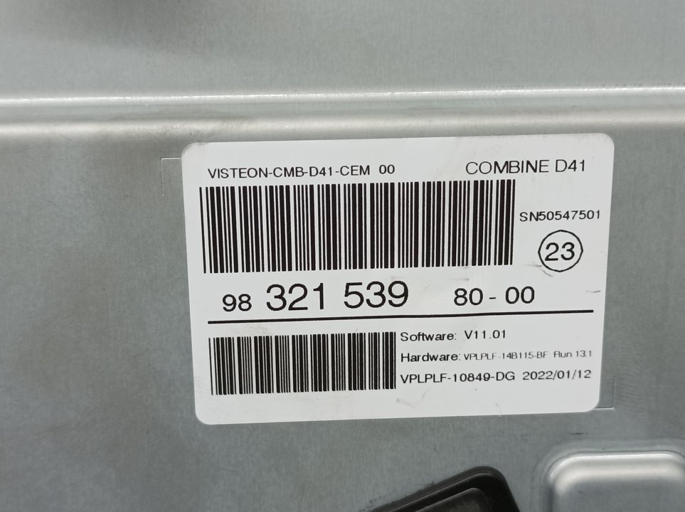 Cuadro Instrumentos Para Ds 4 Ii