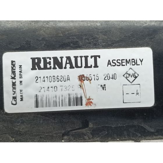 Radiador Agua Para Renault Captur