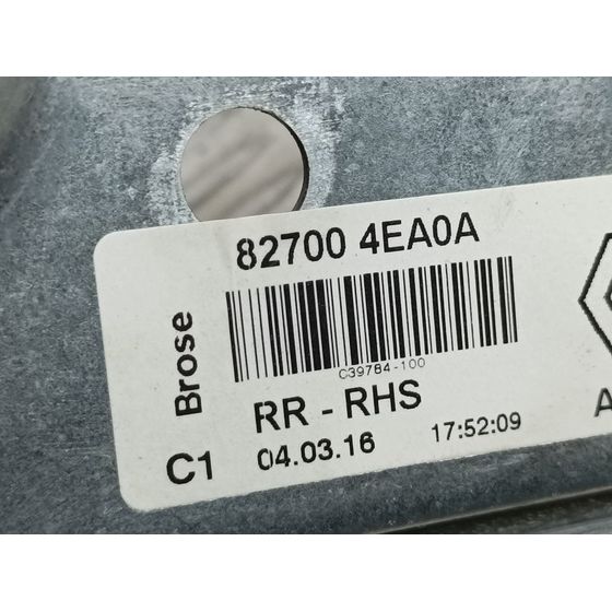 Elevalunas Trasero Derecho Para Renault Kadjar