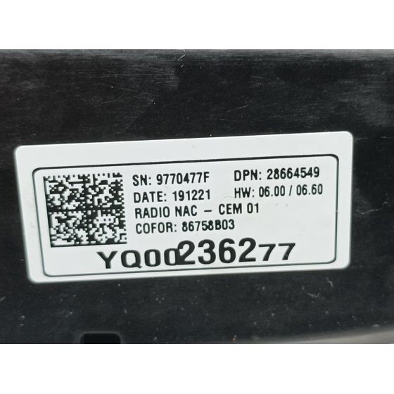 Sistema Navegacion Gps Para Opel Grandland X