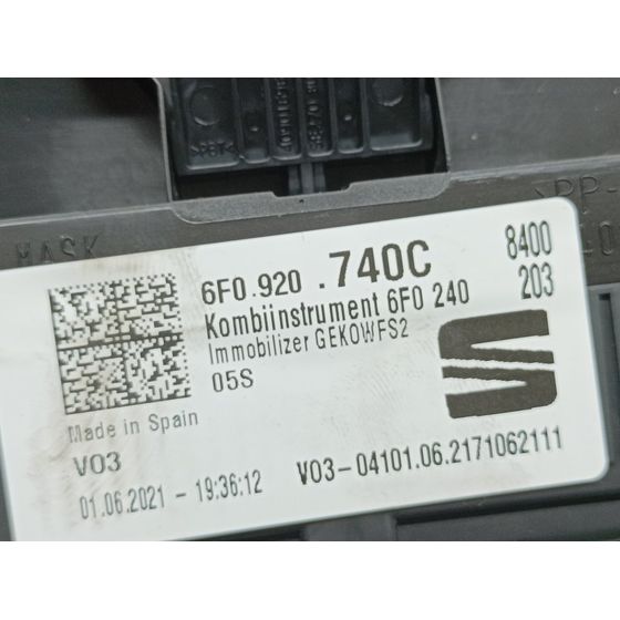 Cuadro Instrumentos Para Seat Arona