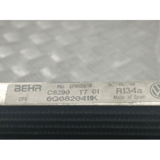Condensador / Radiador Aire Acondicionado Para Volkswagen Polo